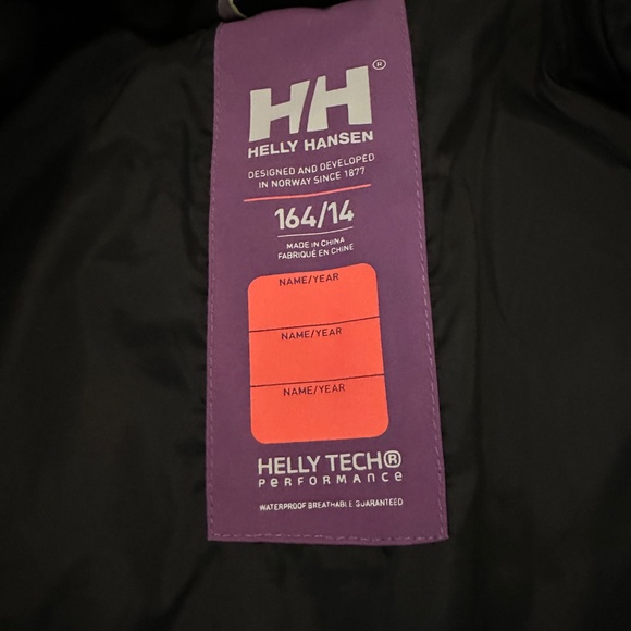 Helly Hansen Snow Set XS/164/14 Purple and White - Picture 3 of 7